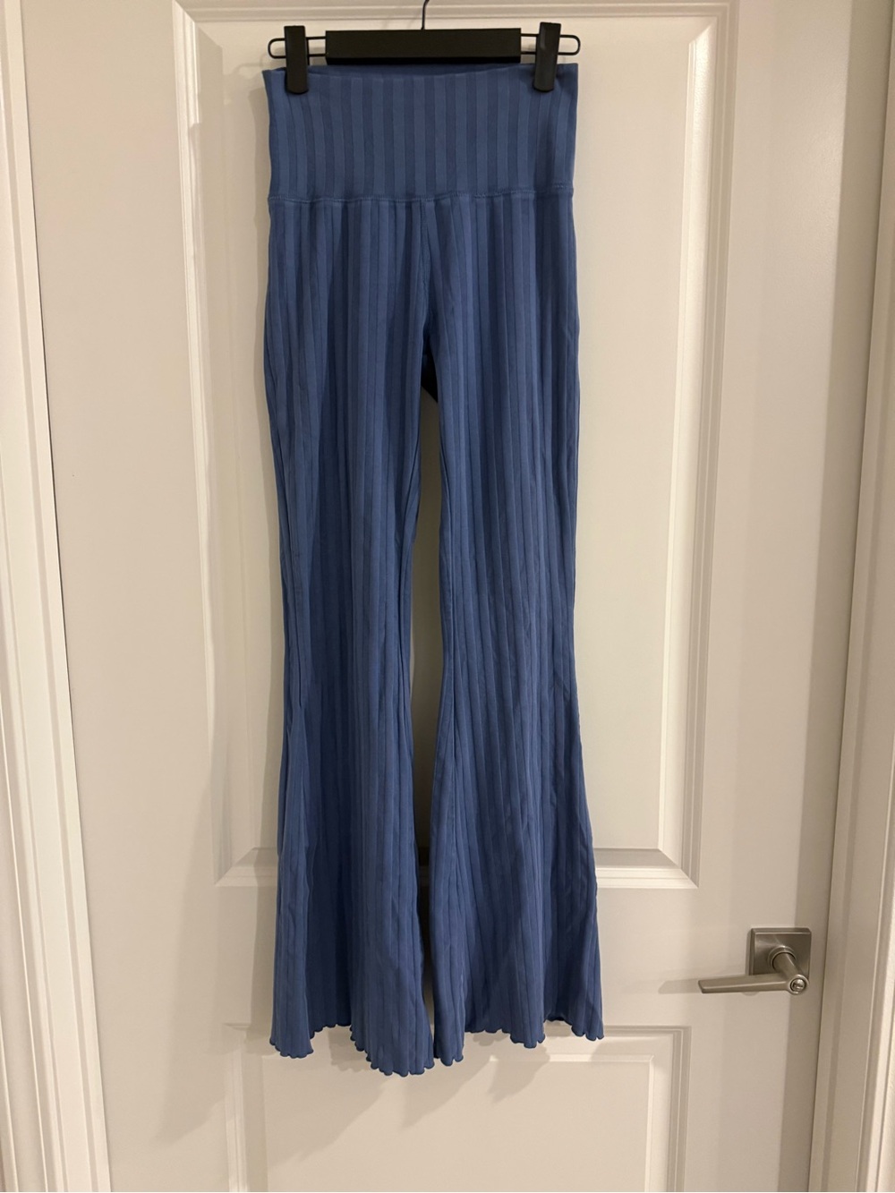 Aerie Offline OG Groove Flare Leggings-Blue (Small-Short inseam)